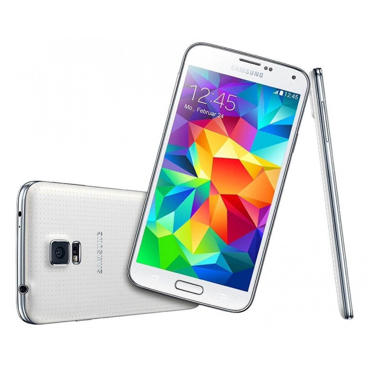 Samsung Galaxy S5 Sm G900a 16gb White Unlocked Gsm Smartphone Atandt