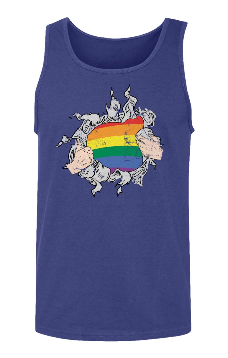 Lbgt Transgender Lesbian Shirt Pride Rainbow Mens Tank Top Ebay 