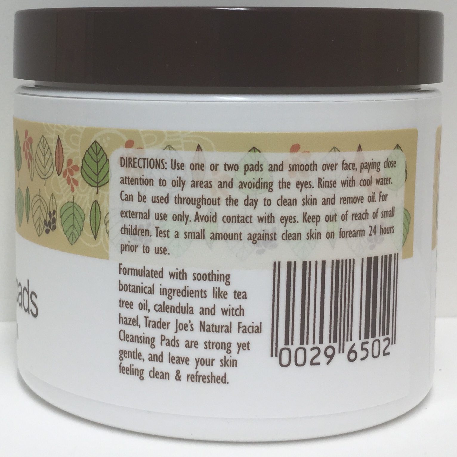 Trader Joe's Spa Facial Cleansing Pads with Tea Tree Oil 616241902869 ...