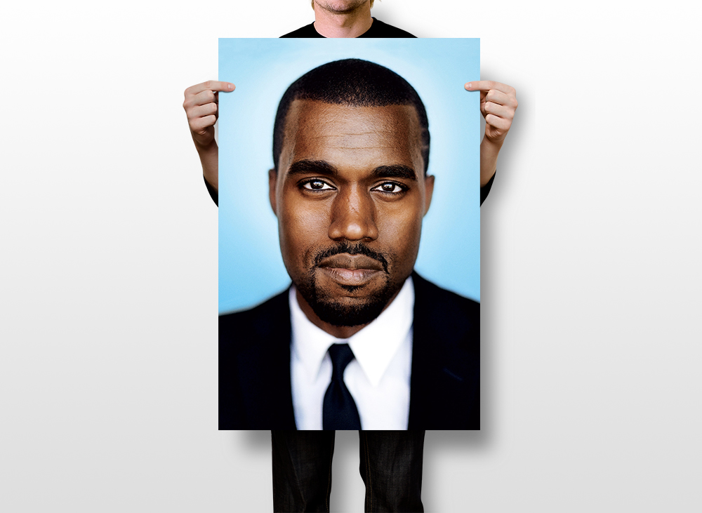Kanye West Poster by Delvian Maruli - Pixels