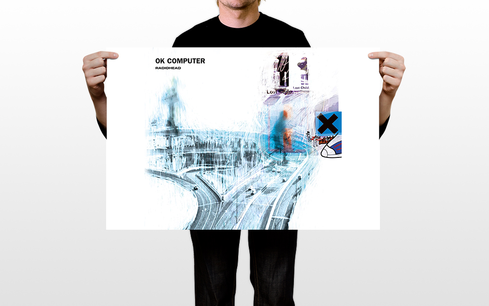 Radiohead Limited Band Poster Wall Art -  Italia