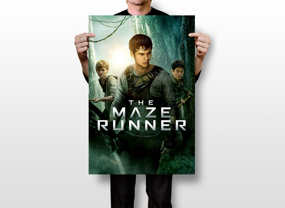 The Maze Runner Posters Dylan O'brien Popular Movie 