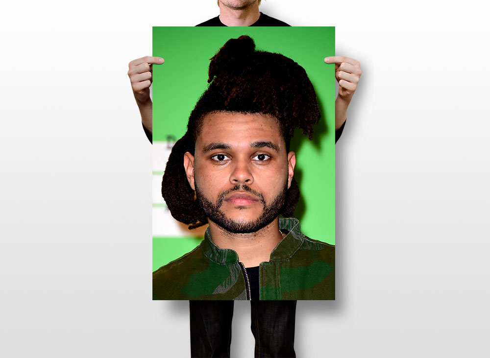 The Weeknd Music Singer Print Art Poster - Jolly Family Gifts